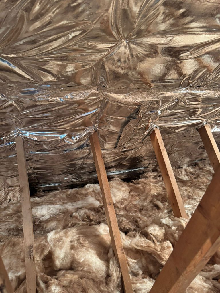 SuperFoil Insulation Installed in Bath Home