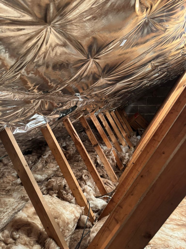 SuperFoil Insulation Installed in Bath Home
